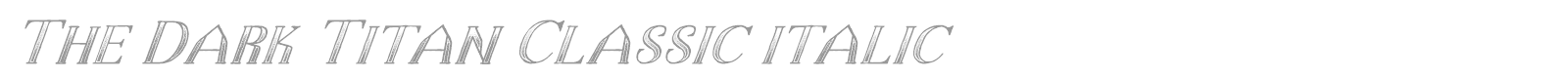 The Dark Titan Classic font preview
